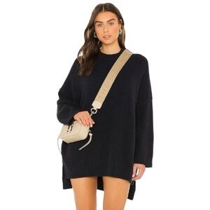 Free People Black Tunic Sweater